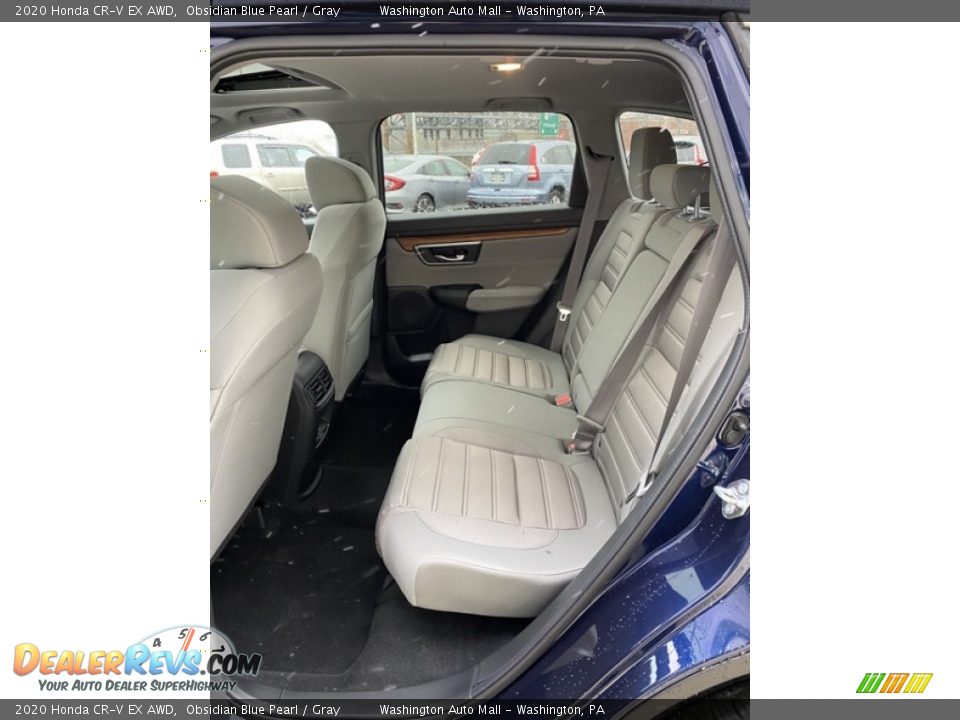 2020 Honda CR-V EX AWD Obsidian Blue Pearl / Gray Photo #19