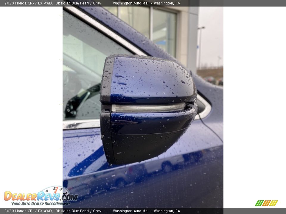 2020 Honda CR-V EX AWD Obsidian Blue Pearl / Gray Photo #26