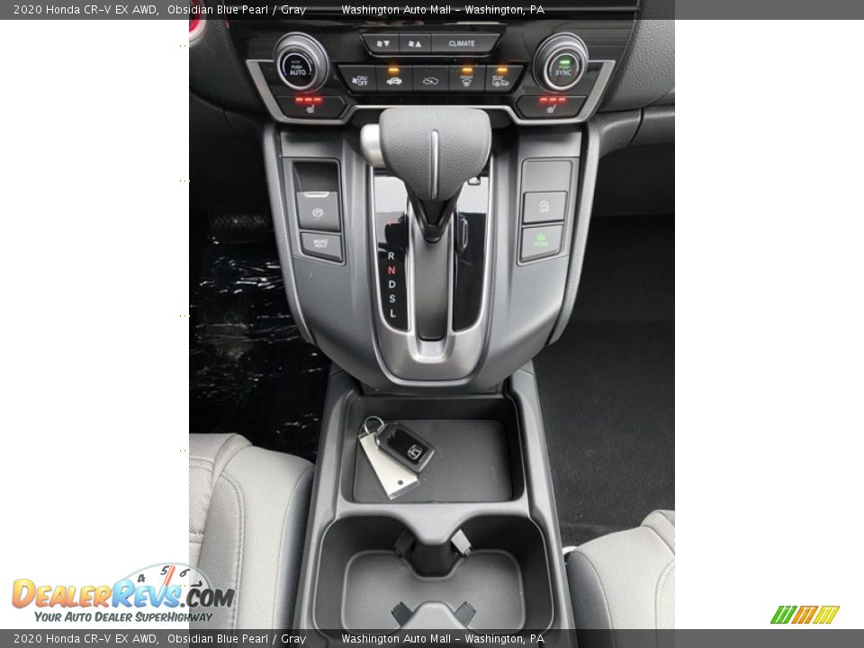 2020 Honda CR-V EX AWD Obsidian Blue Pearl / Gray Photo #31