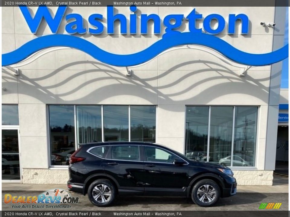 2020 Honda CR-V LX AWD Crystal Black Pearl / Black Photo #1
