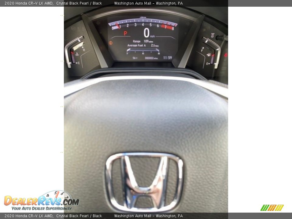 2020 Honda CR-V LX AWD Crystal Black Pearl / Black Photo #27