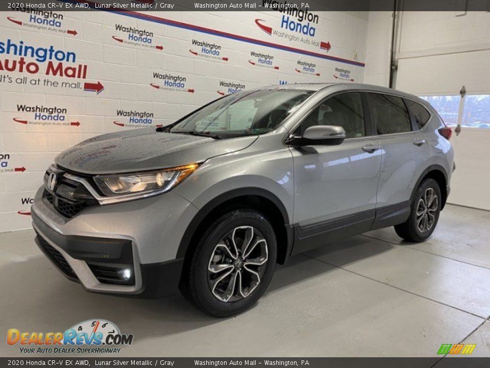 2020 Honda CR-V EX AWD Lunar Silver Metallic / Gray Photo #4
