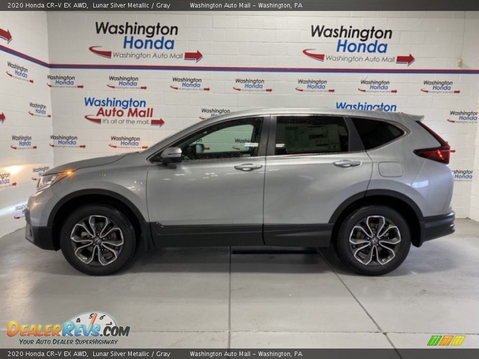 2020 Honda CR-V EX AWD Lunar Silver Metallic / Gray Photo #5