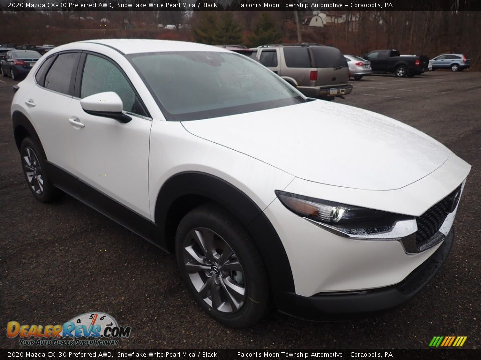 2020 Mazda CX-30 Preferred AWD Snowflake White Pearl Mica / Black Photo #3