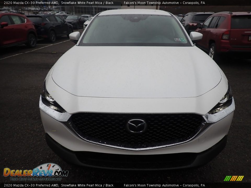 2020 Mazda CX-30 Preferred AWD Snowflake White Pearl Mica / Black Photo #4