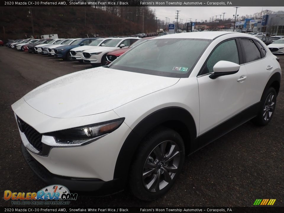 2020 Mazda CX-30 Preferred AWD Snowflake White Pearl Mica / Black Photo #5