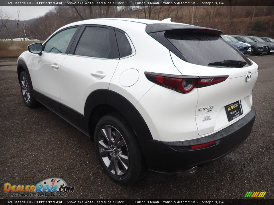 2020 Mazda CX-30 Preferred AWD Snowflake White Pearl Mica / Black Photo #6