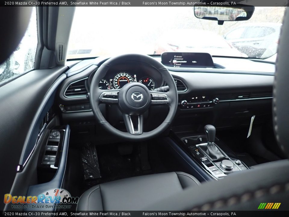 2020 Mazda CX-30 Preferred AWD Snowflake White Pearl Mica / Black Photo #9