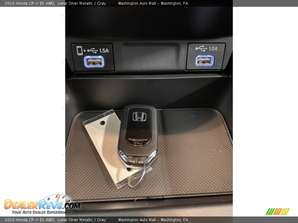 2020 Honda CR-V EX AWD Lunar Silver Metallic / Gray Photo #35