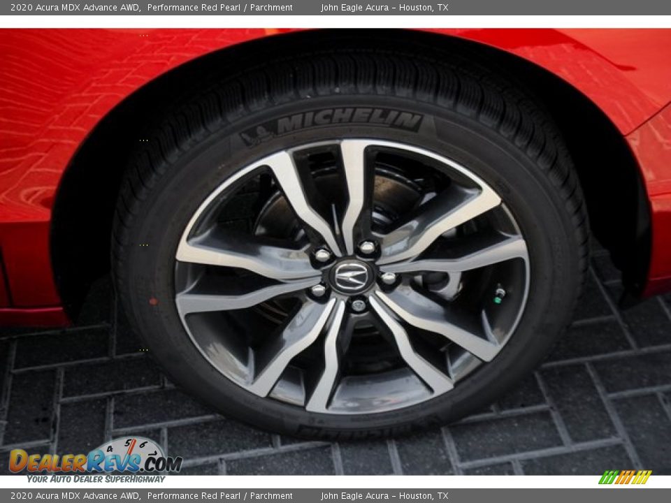 2020 Acura MDX Advance AWD Performance Red Pearl / Parchment Photo #12