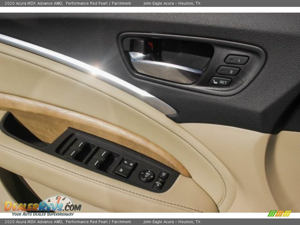 2020 Acura MDX Advance AWD Performance Red Pearl / Parchment Photo #13