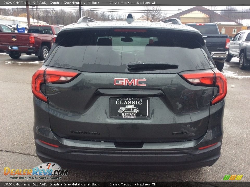 2020 GMC Terrain SLE AWD Graphite Gray Metallic / Jet Black Photo #8