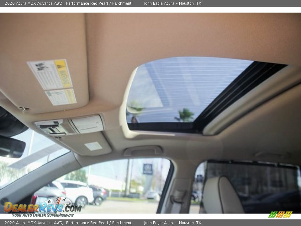 2020 Acura MDX Advance AWD Performance Red Pearl / Parchment Photo #15