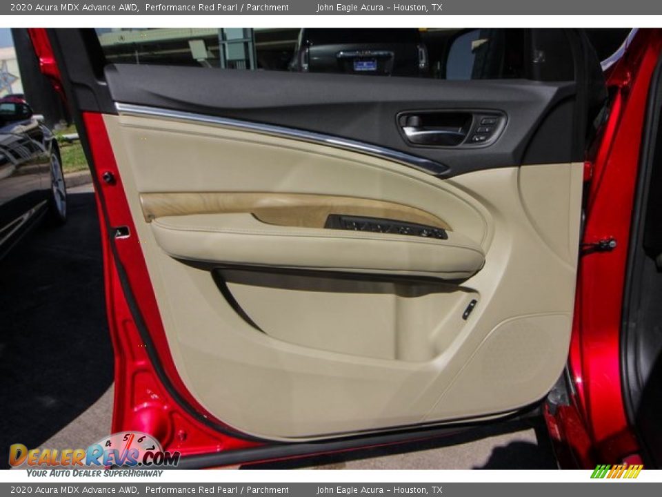 2020 Acura MDX Advance AWD Performance Red Pearl / Parchment Photo #16