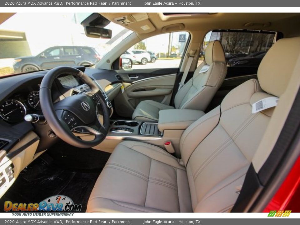 2020 Acura MDX Advance AWD Performance Red Pearl / Parchment Photo #17