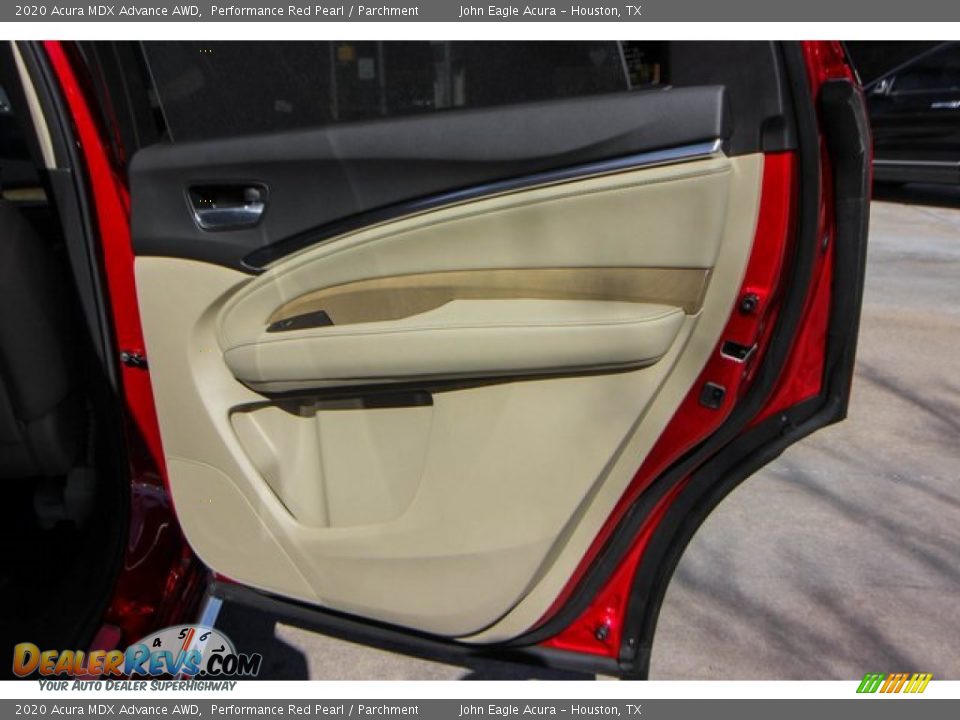 2020 Acura MDX Advance AWD Performance Red Pearl / Parchment Photo #22