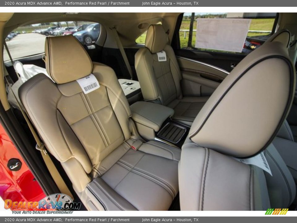 2020 Acura MDX Advance AWD Performance Red Pearl / Parchment Photo #23