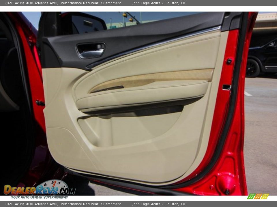 2020 Acura MDX Advance AWD Performance Red Pearl / Parchment Photo #24