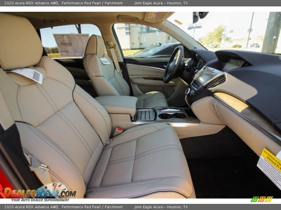 2020 Acura MDX Advance AWD Performance Red Pearl / Parchment Photo #25