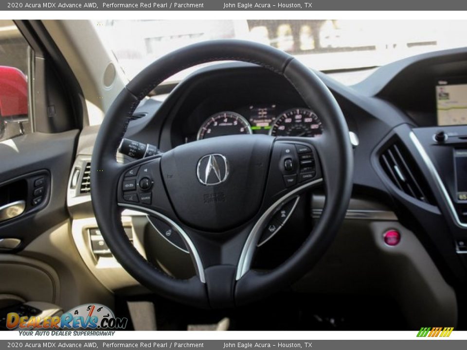 2020 Acura MDX Advance AWD Performance Red Pearl / Parchment Photo #30