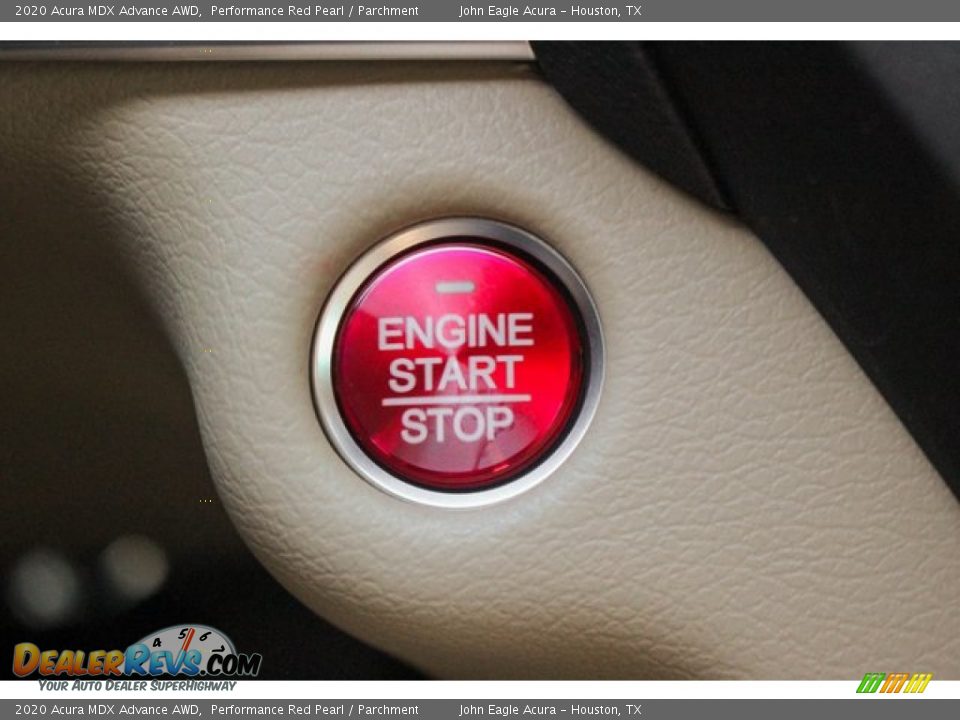 2020 Acura MDX Advance AWD Performance Red Pearl / Parchment Photo #31