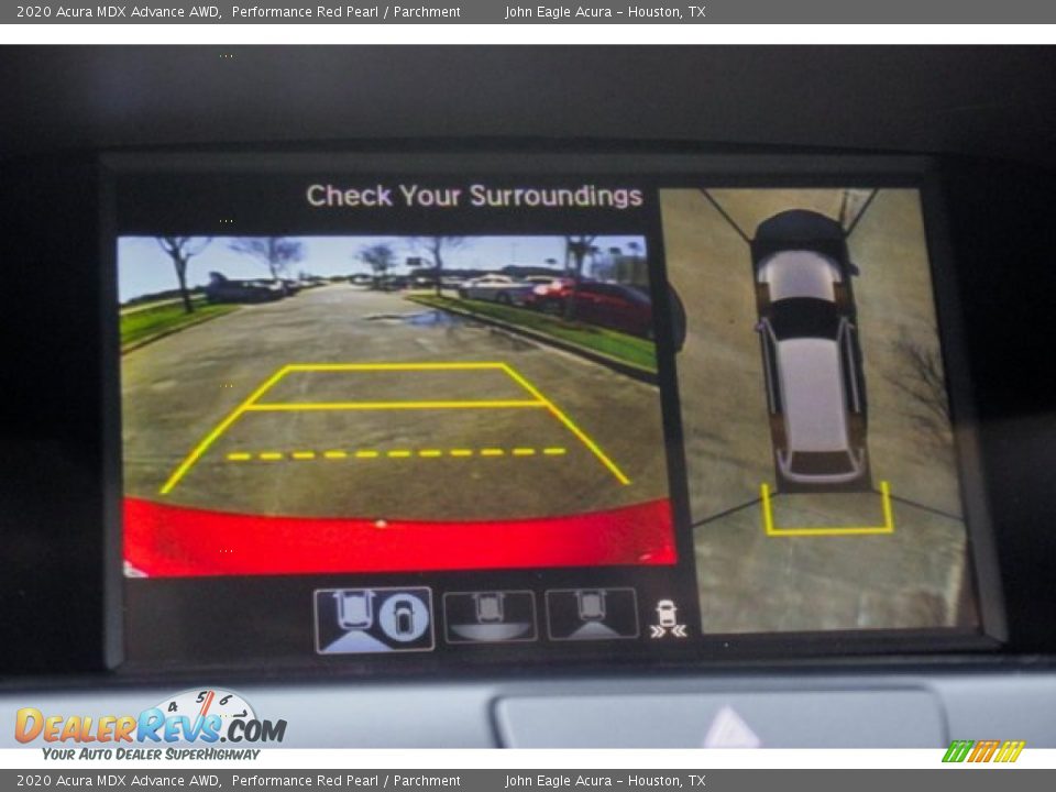 2020 Acura MDX Advance AWD Performance Red Pearl / Parchment Photo #32
