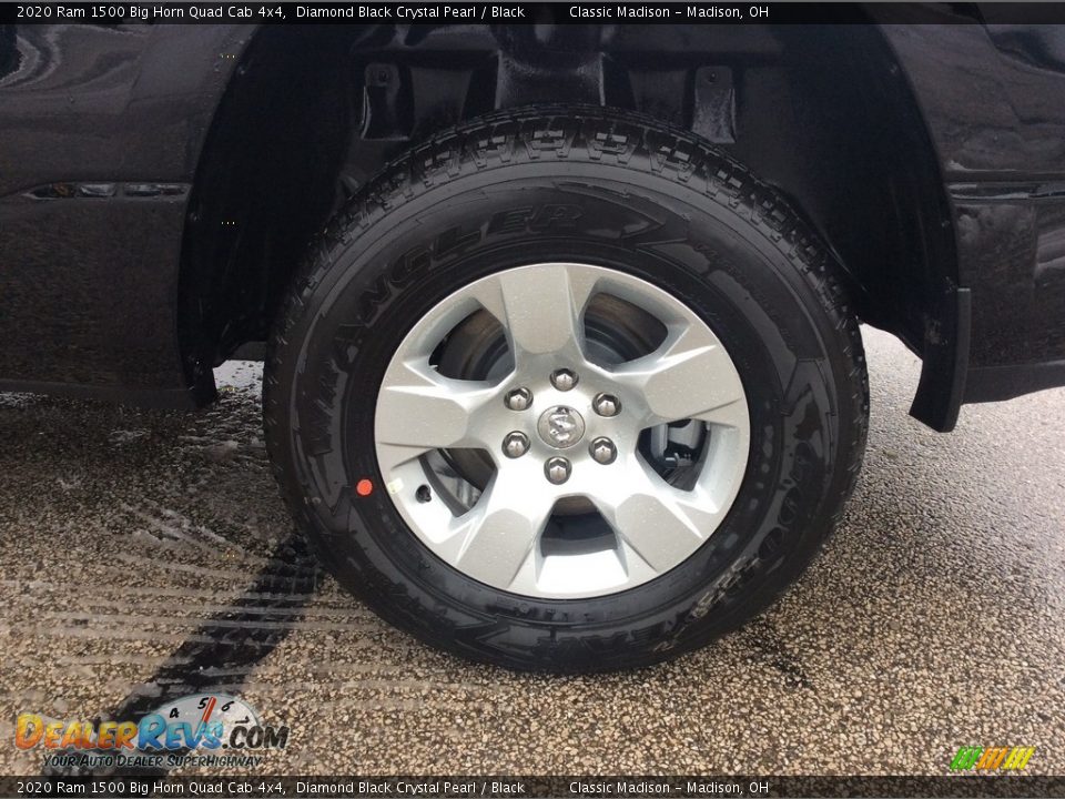 2020 Ram 1500 Big Horn Quad Cab 4x4 Diamond Black Crystal Pearl / Black Photo #10