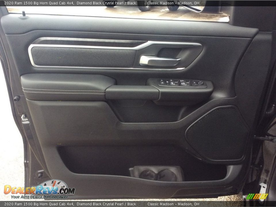 2020 Ram 1500 Big Horn Quad Cab 4x4 Diamond Black Crystal Pearl / Black Photo #11