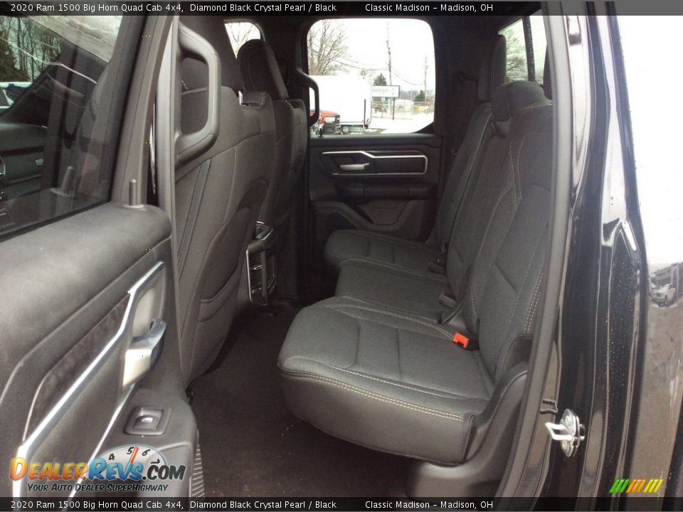 2020 Ram 1500 Big Horn Quad Cab 4x4 Diamond Black Crystal Pearl / Black Photo #16