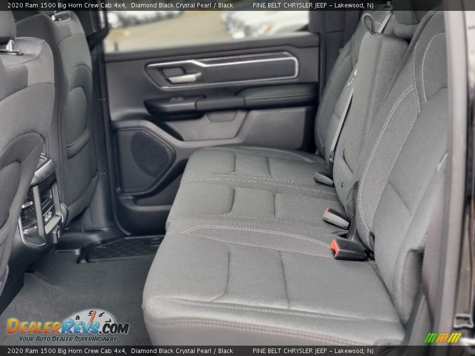 2020 Ram 1500 Big Horn Crew Cab 4x4 Diamond Black Crystal Pearl / Black Photo #6