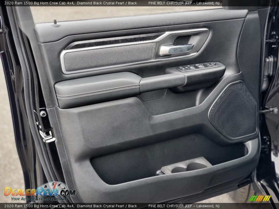 2020 Ram 1500 Big Horn Crew Cab 4x4 Diamond Black Crystal Pearl / Black Photo #8