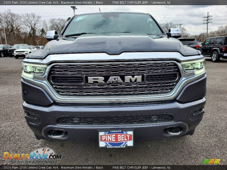 2020 Ram 1500 Limited Crew Cab 4x4 Maximum Steel Metallic / Black Photo #2