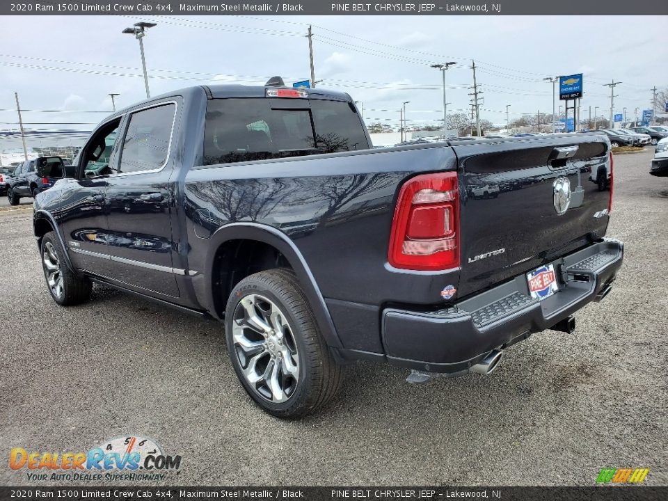 2020 Ram 1500 Limited Crew Cab 4x4 Maximum Steel Metallic / Black Photo #4