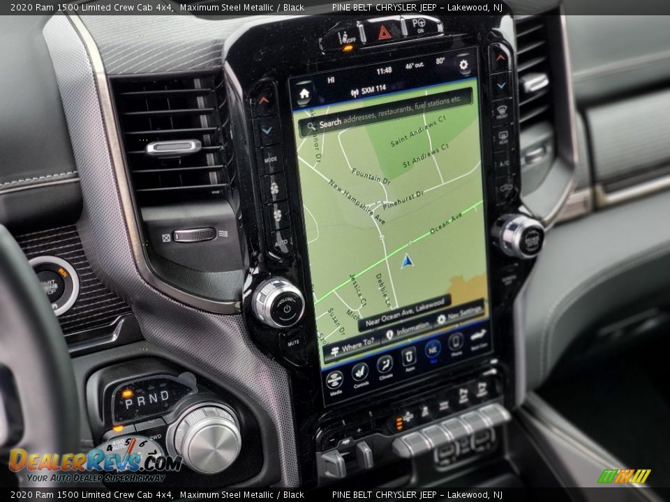 Navigation of 2020 Ram 1500 Limited Crew Cab 4x4 Photo #10