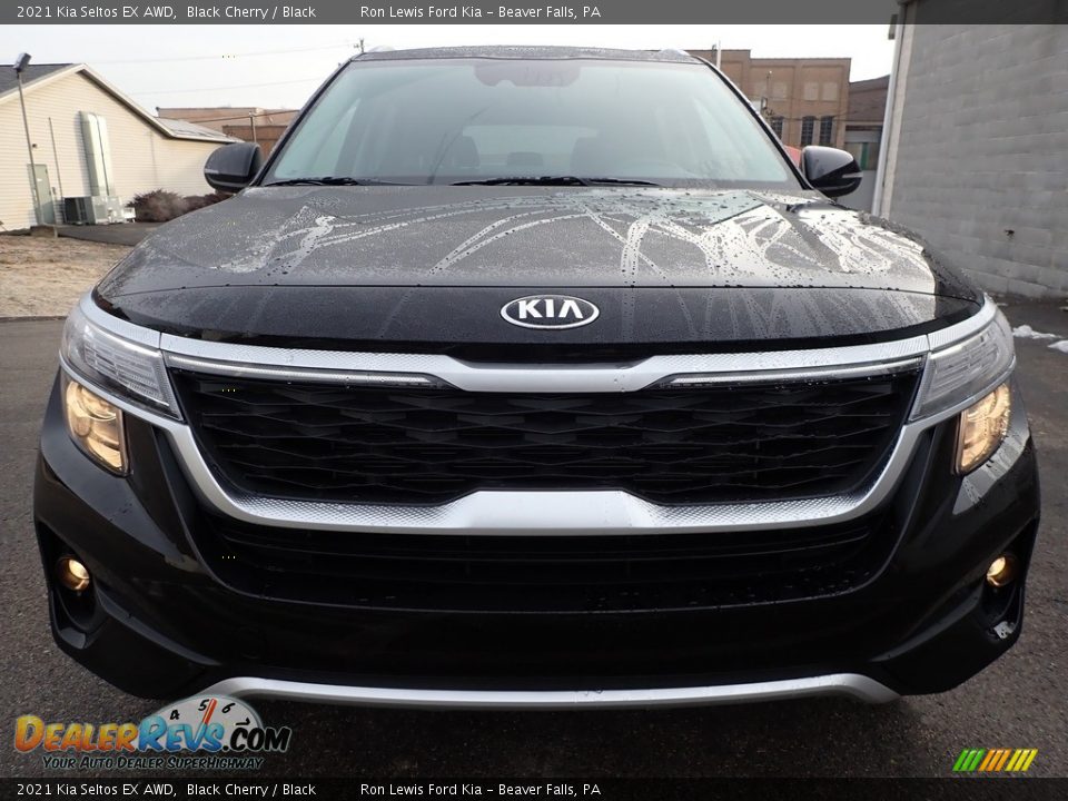 2021 Kia Seltos EX AWD Black Cherry / Black Photo #8