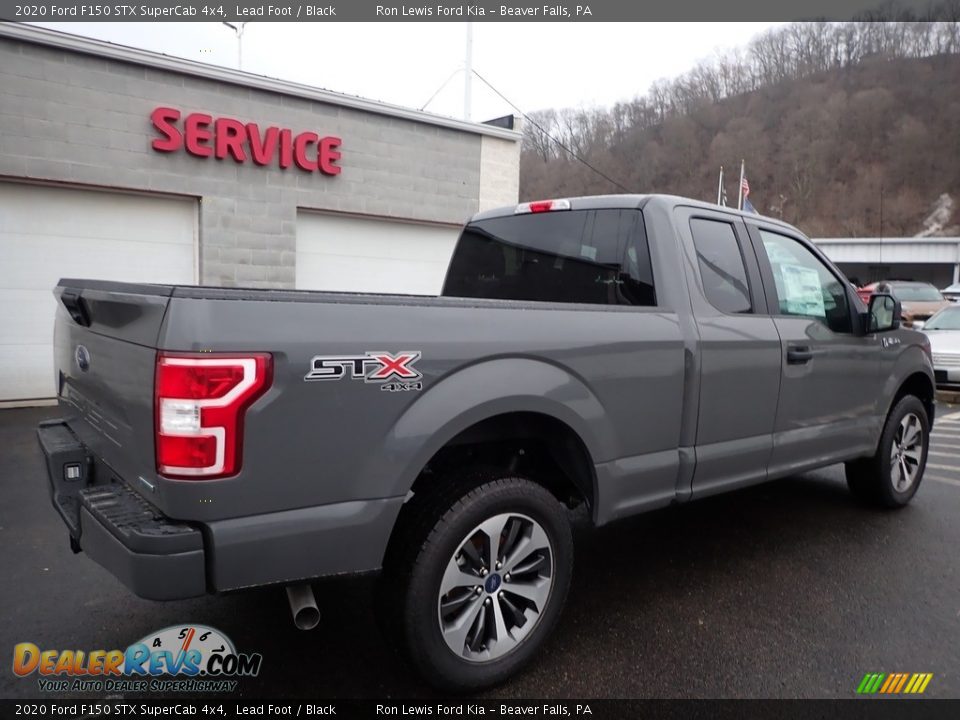 2020 Ford F150 STX SuperCab 4x4 Lead Foot / Black Photo #2