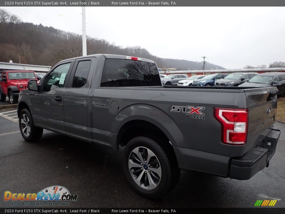 2020 Ford F150 STX SuperCab 4x4 Lead Foot / Black Photo #4