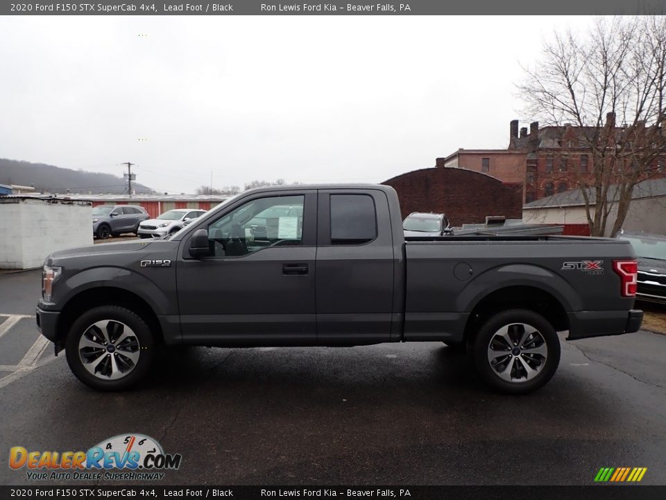 2020 Ford F150 STX SuperCab 4x4 Lead Foot / Black Photo #5