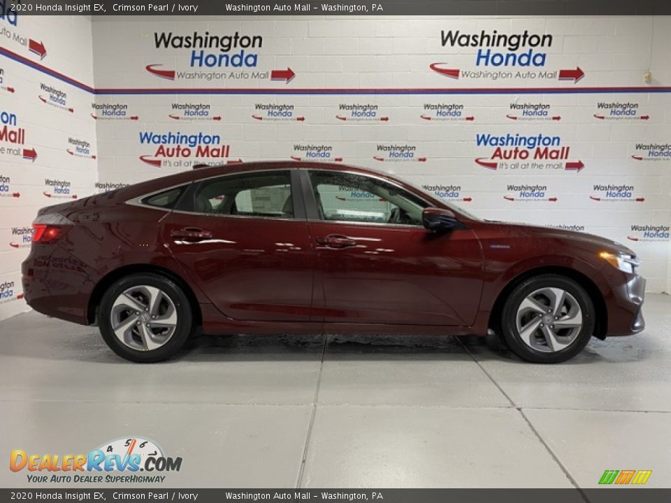2020 Honda Insight EX Crimson Pearl / Ivory Photo #1