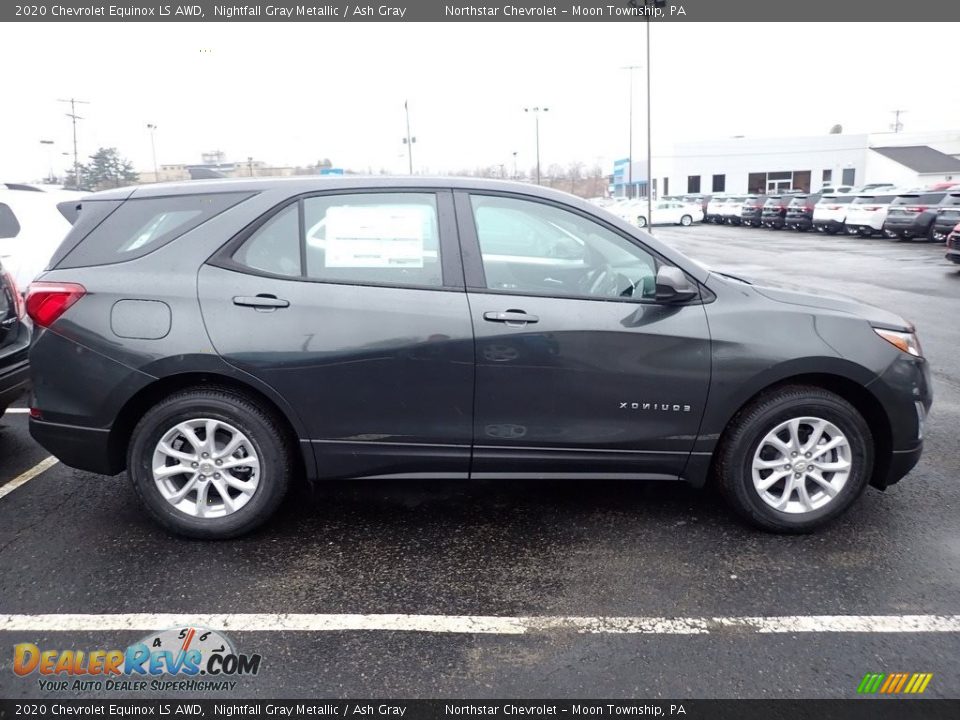 2020 Chevrolet Equinox LS AWD Nightfall Gray Metallic / Ash Gray Photo #3