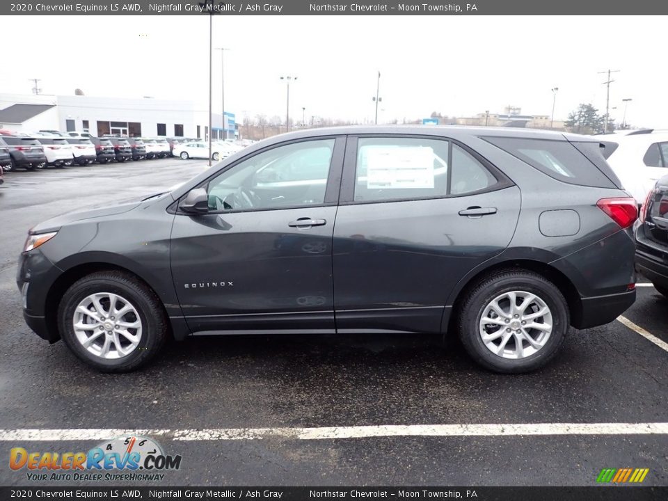 2020 Chevrolet Equinox LS AWD Nightfall Gray Metallic / Ash Gray Photo #4