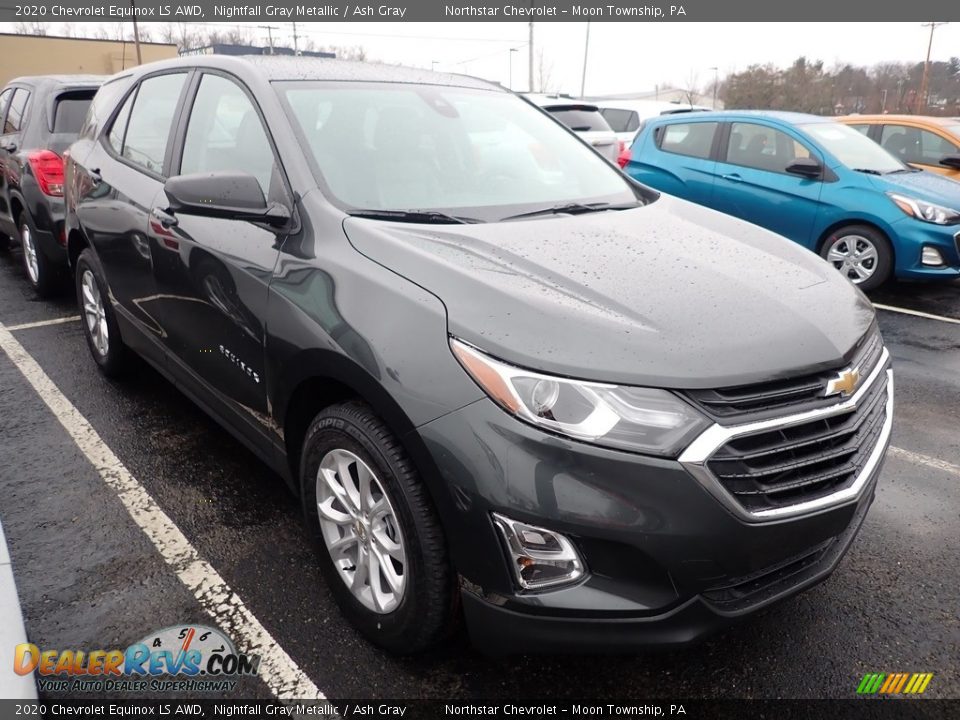 2020 Chevrolet Equinox LS AWD Nightfall Gray Metallic / Ash Gray Photo #7