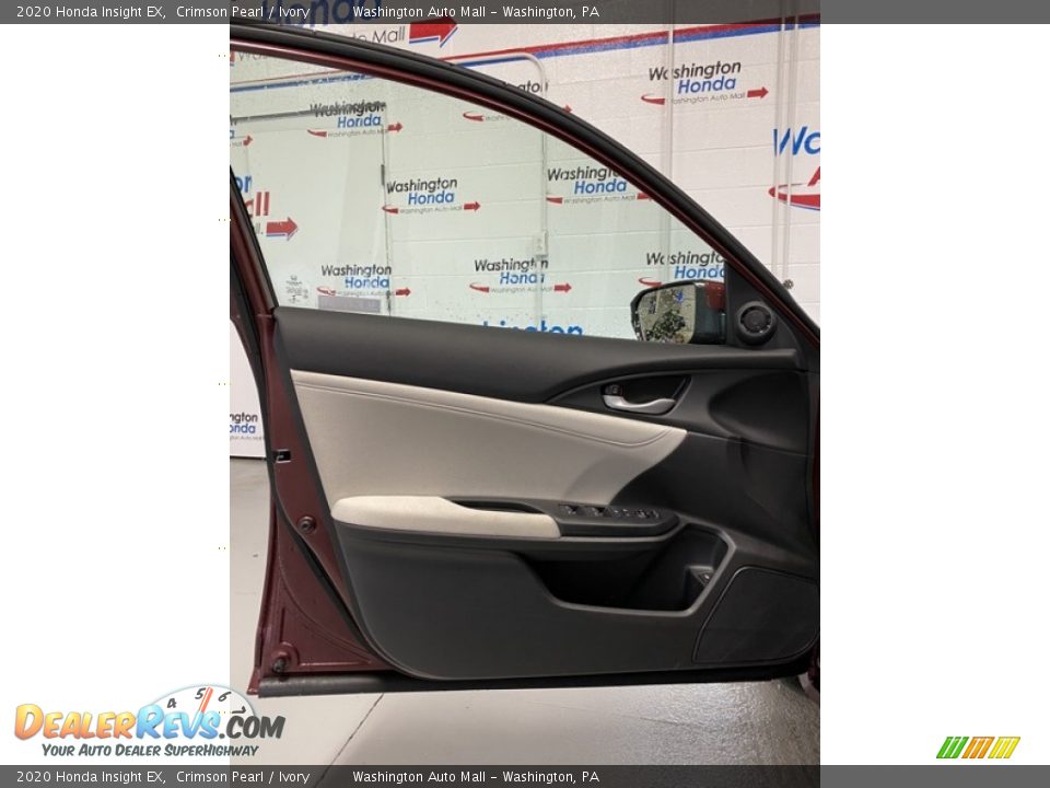 2020 Honda Insight EX Crimson Pearl / Ivory Photo #11
