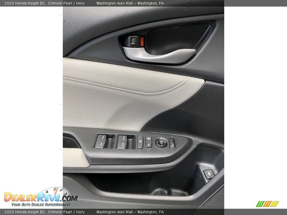 2020 Honda Insight EX Crimson Pearl / Ivory Photo #12