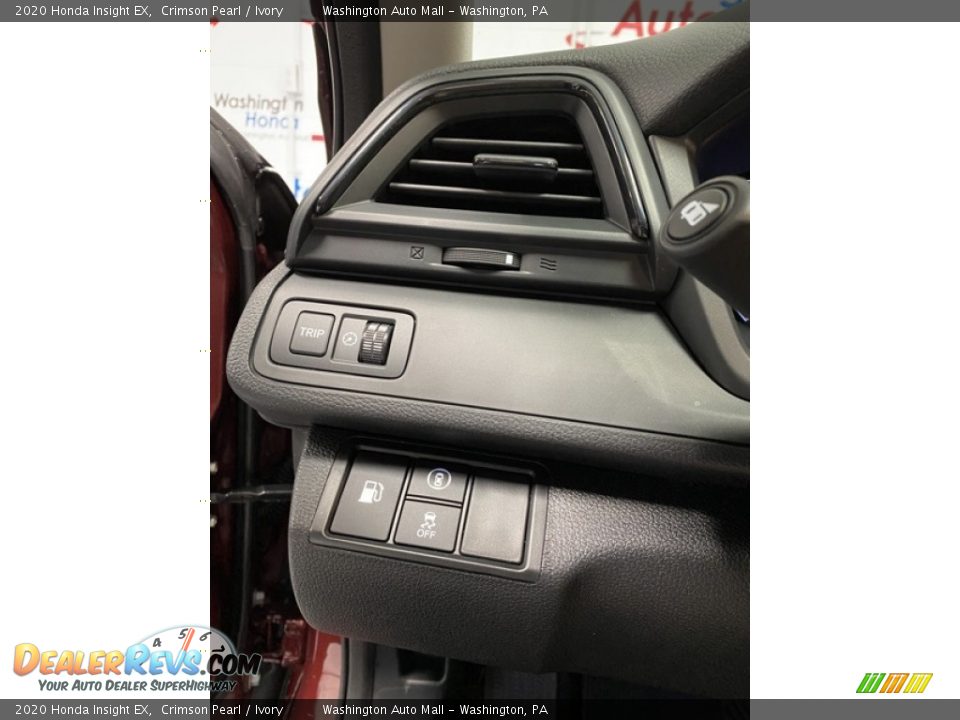 2020 Honda Insight EX Crimson Pearl / Ivory Photo #13