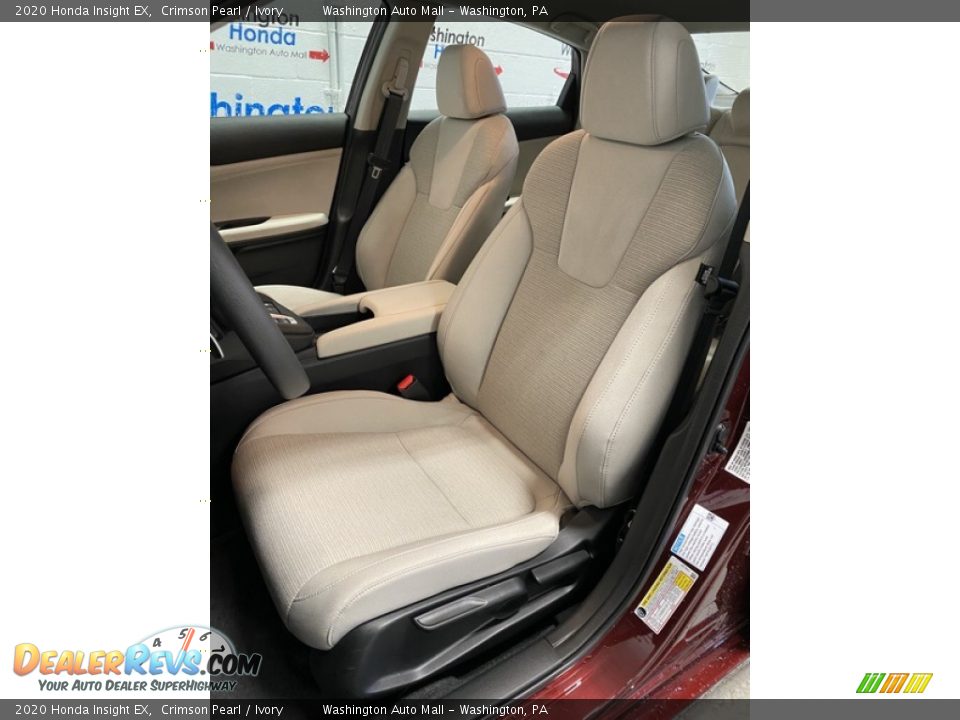 2020 Honda Insight EX Crimson Pearl / Ivory Photo #15