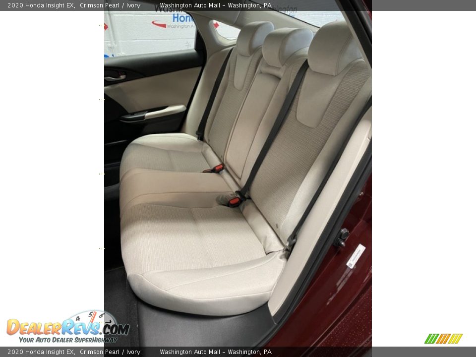 2020 Honda Insight EX Crimson Pearl / Ivory Photo #19