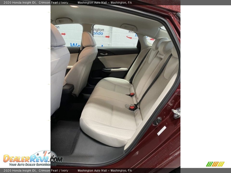 2020 Honda Insight EX Crimson Pearl / Ivory Photo #20