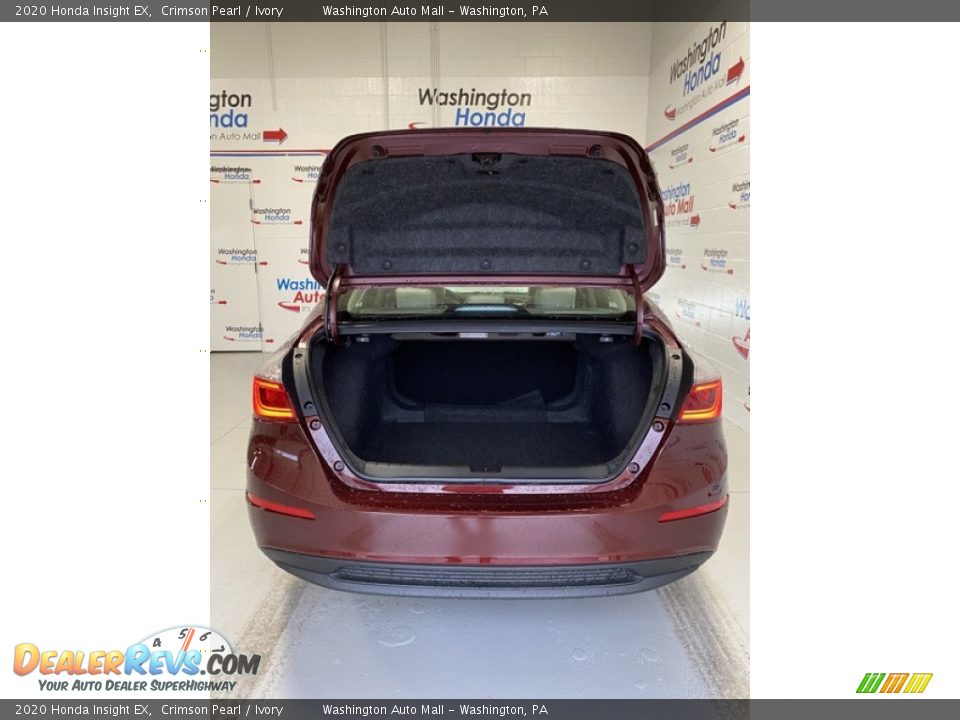 2020 Honda Insight EX Crimson Pearl / Ivory Photo #21