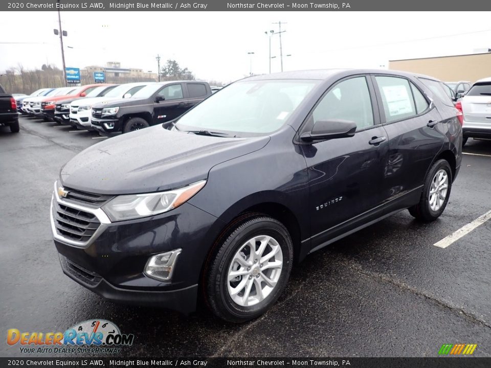 2020 Chevrolet Equinox LS AWD Midnight Blue Metallic / Ash Gray Photo #1